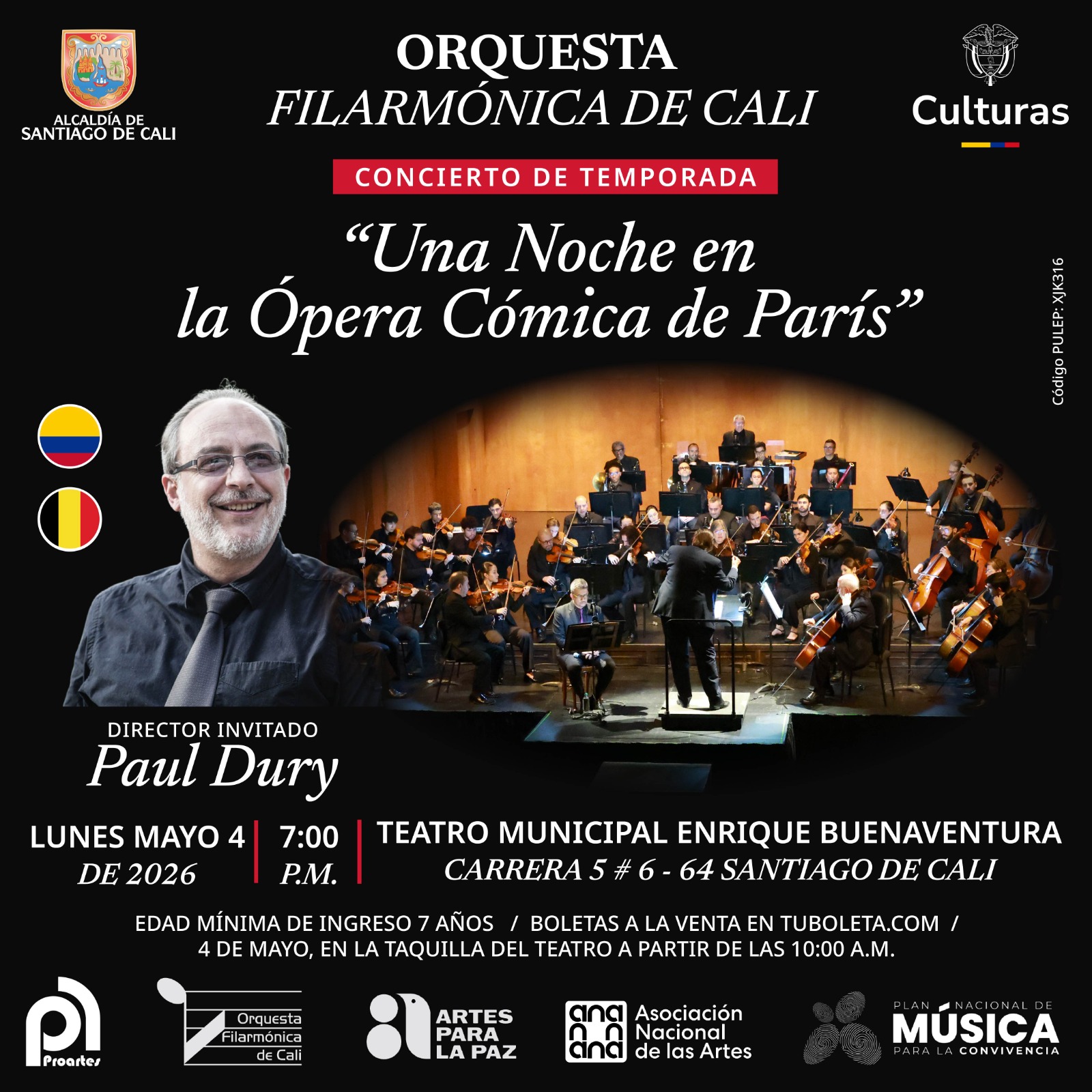 Una Noche en la Ópera Cómica de París